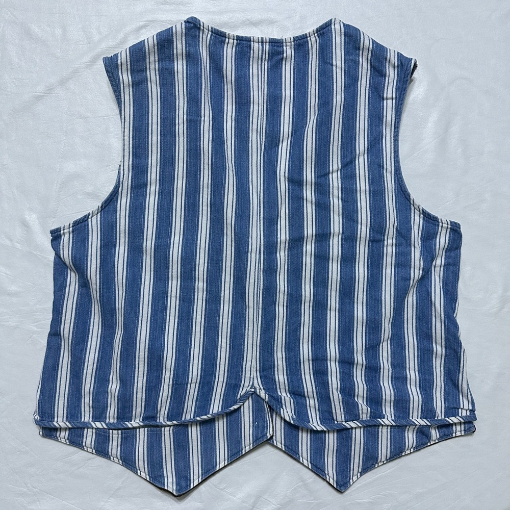 Cambridge Country Store Patchwork Vest Womens L Americana Patriotic Folk Native - Picture 2 of 10